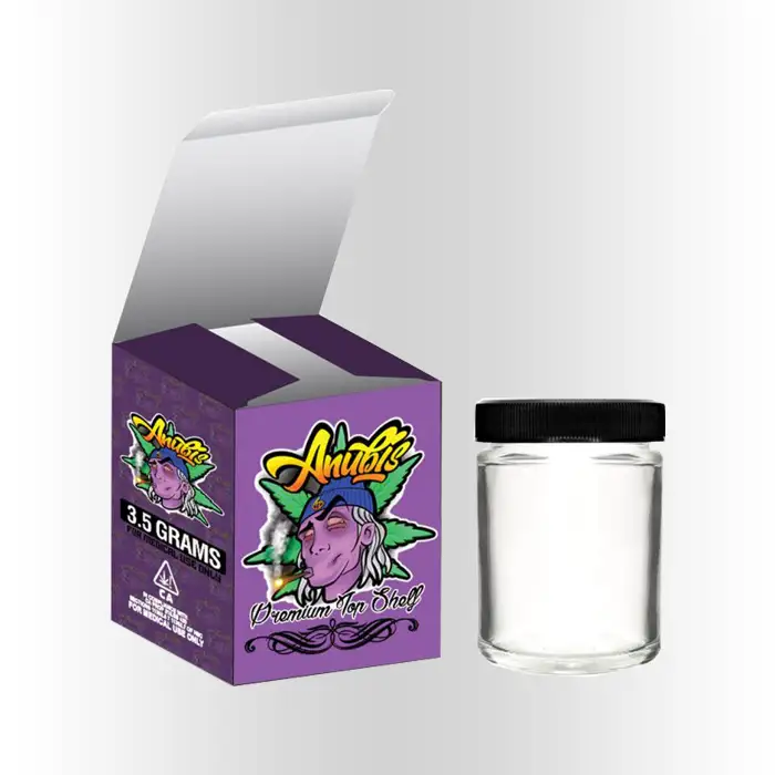 CBD Concentrate Glass Jar Boxes